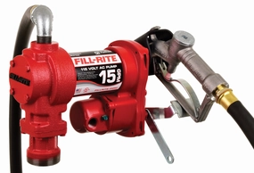 115V AC 15 GPM Fuel Transfer Pump with Nozzle