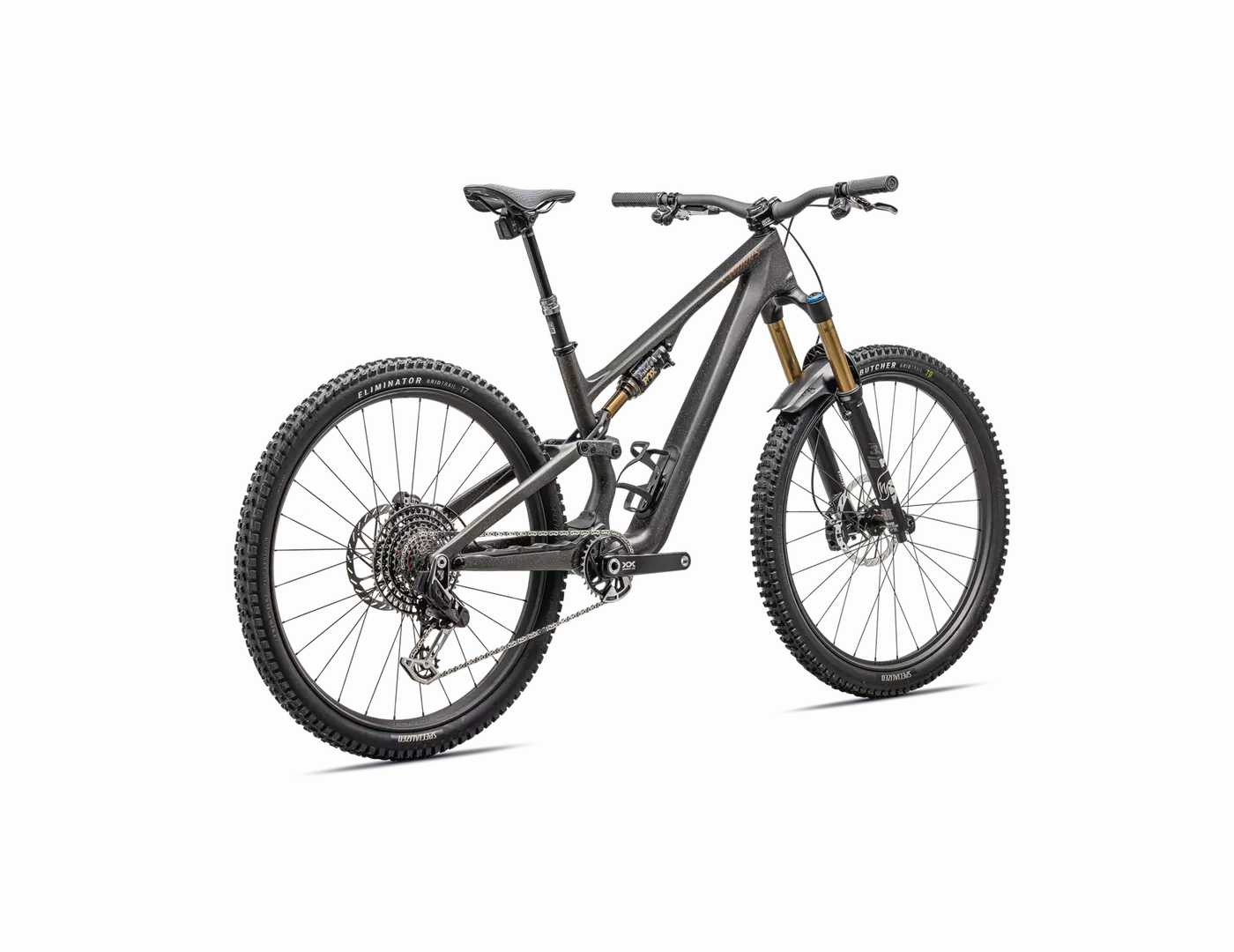 2025 Specialized S-Works Stumpjumper 15 29" Bike - S4, Satin Gunmetal / Clay / White Mtn / Dove Grey / Gloss Bronze