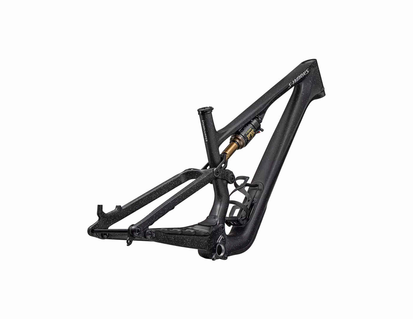 2025 Specialized S-Works Stumpjumper 15 29" Frameset - S6, Satin Nrly Blk / Cool Grey / Obsidian / Satin Dove Grey