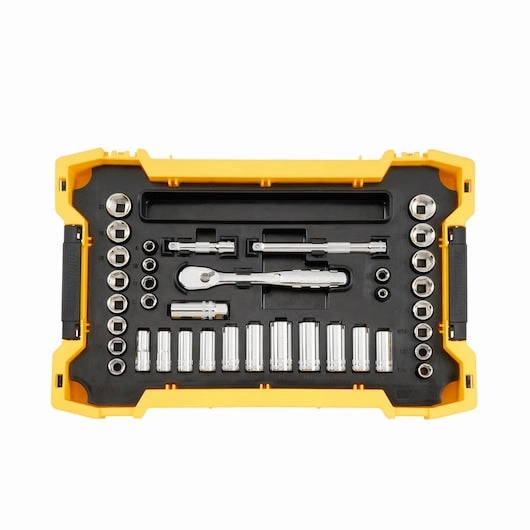 3/8 IN. Drive Socket Set with ToughSystem 2.0 Tray and Lid - 37 PIECE