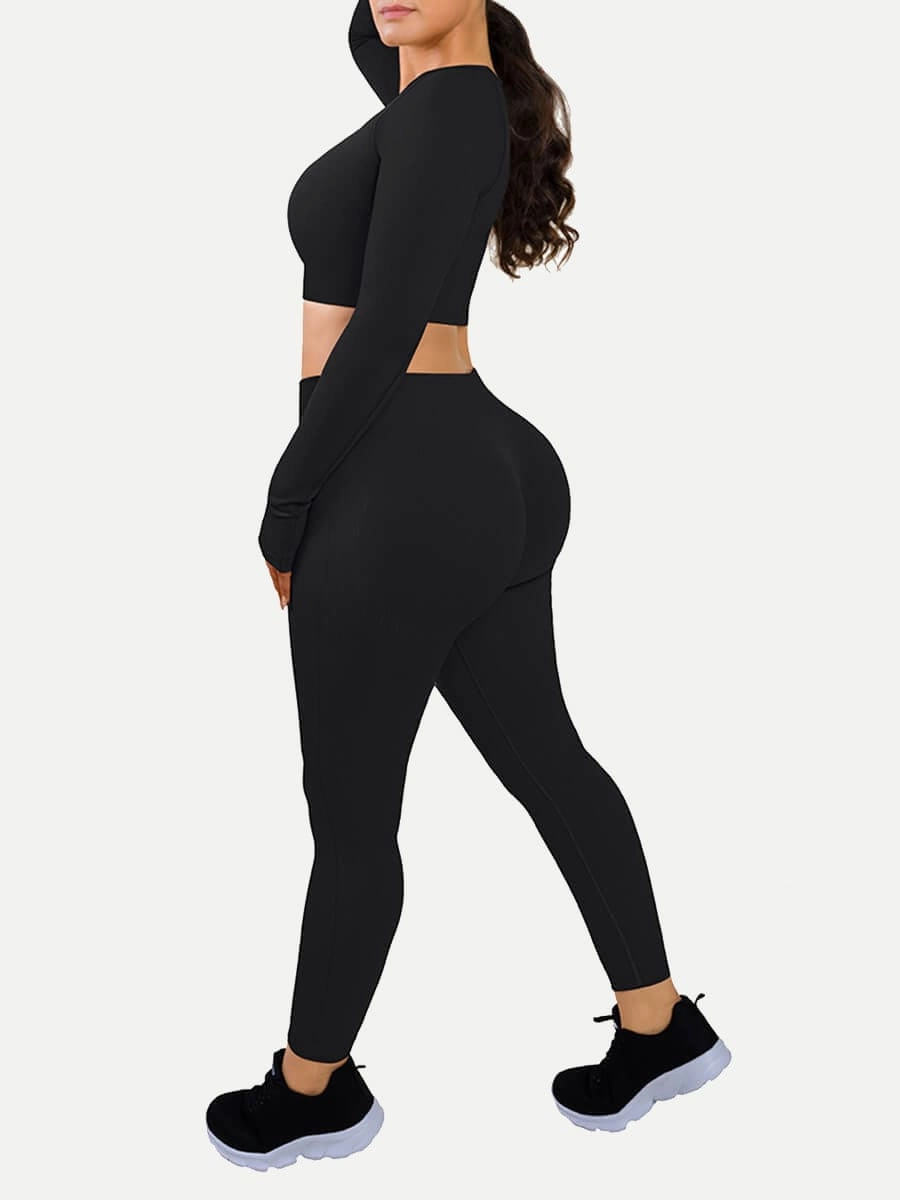 🌿Eco-friendly 3D Printing Thumbhole Seamless Sportswear