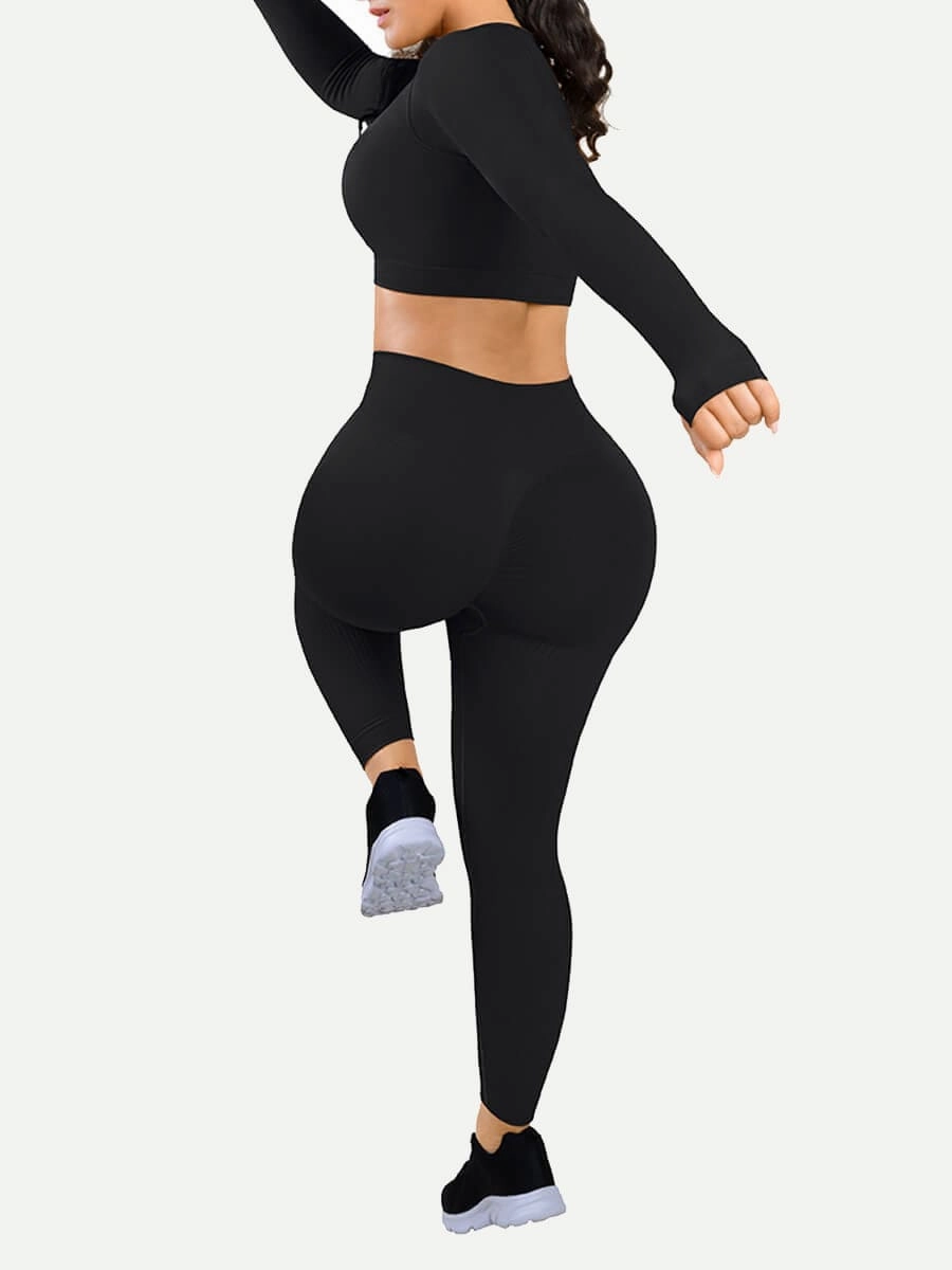 🌿Eco-friendly 3D Printing Thumbhole Seamless Sportswear