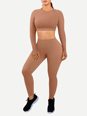 🌿Eco-friendly 3D Printing Thumbhole Seamless Sportswear