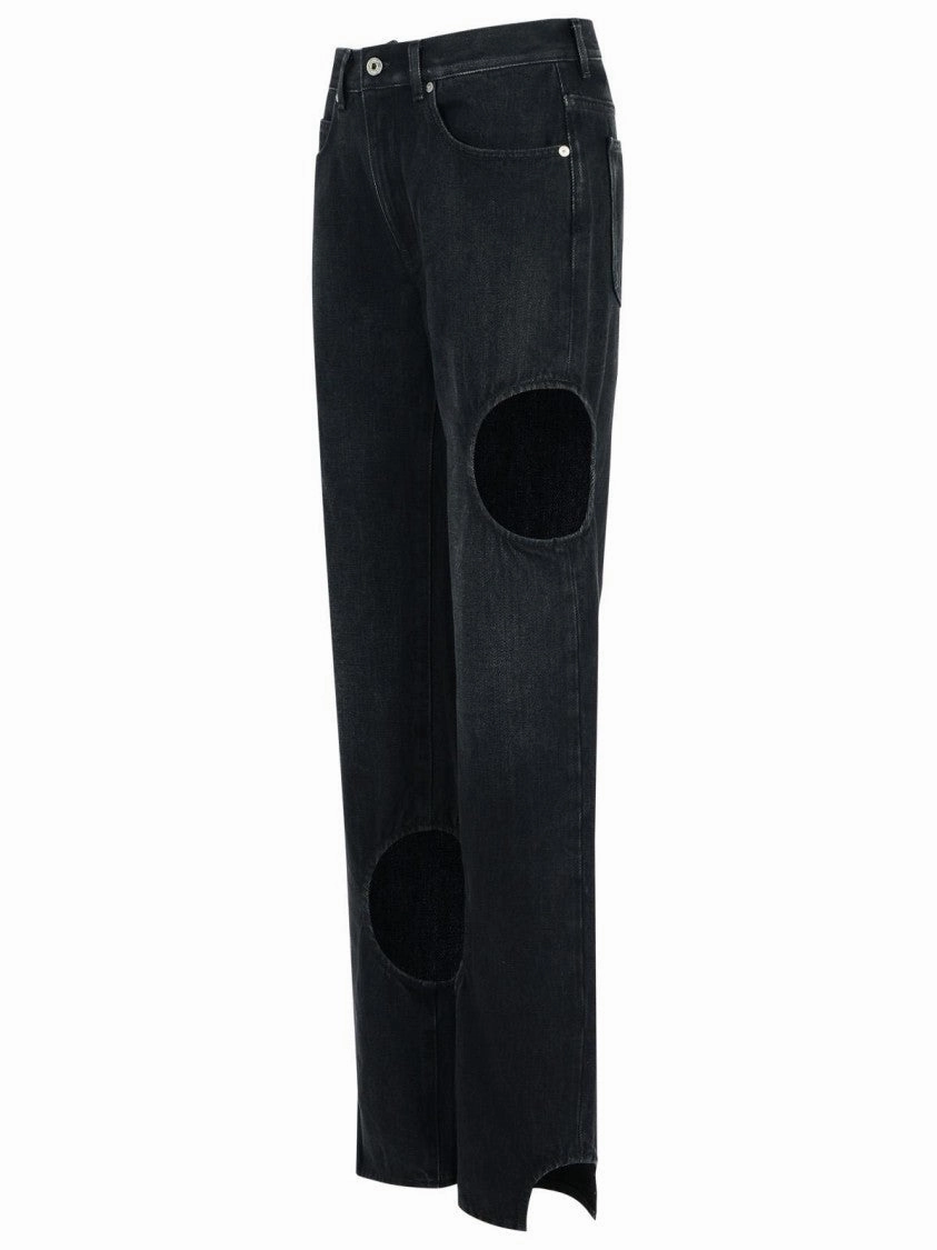 'Meteor' Black Denim Jeans