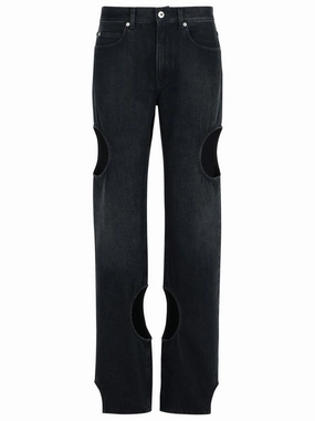 'Meteor' Black Denim Jeans