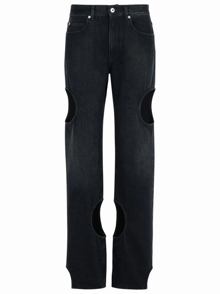 'Meteor' Black Denim Jeans