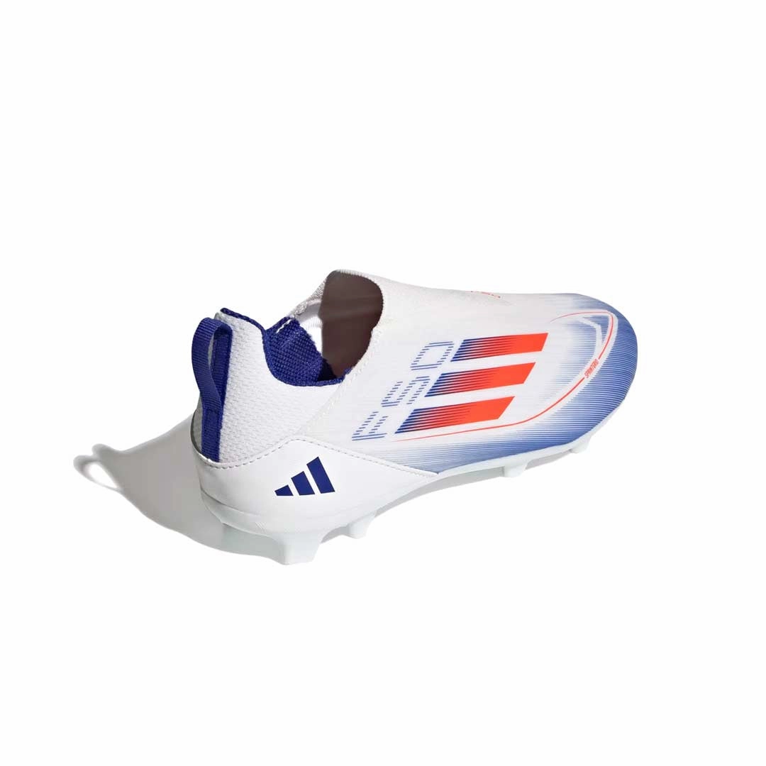adidas - Kids' (Preschool & Junior) F50 League Laceless Firm/Multi Ground Soccer Cleats (IF1362)