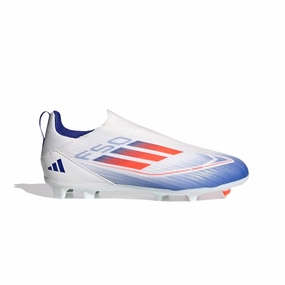 adidas - Kids' (Preschool & Junior) F50 League Laceless Firm/Multi Ground Soccer Cleats (IF1362)