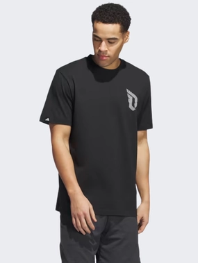 Adidas Dame Graphic Men Basketball T-Shirt Black