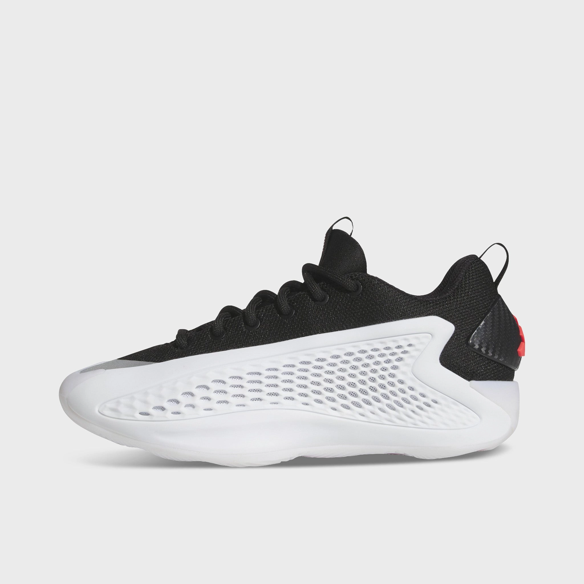adidas Juniors' Anthony Edwards 1 Low White / Black - Red