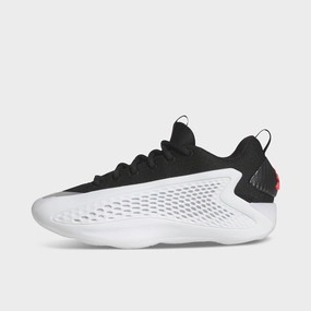 adidas Juniors' Anthony Edwards 1 Low White / Black - Red