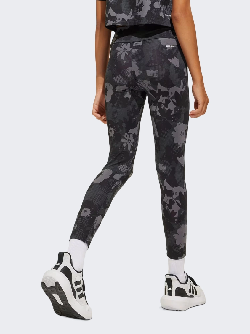 Adidas Train Essentials Kids-Girls Sportswear Tight Grey/Black