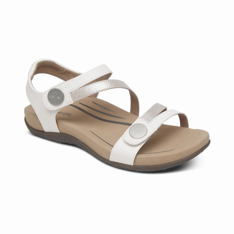 Aetrex Jess, Adjustable Quarter Strap Sandal