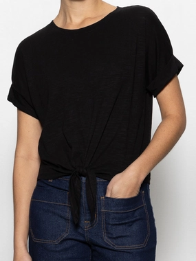 All Day Tie Tee Black