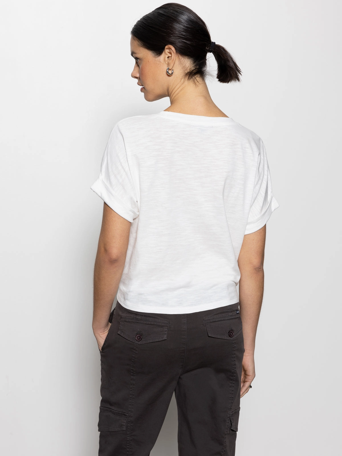 All Day Tie Tee White