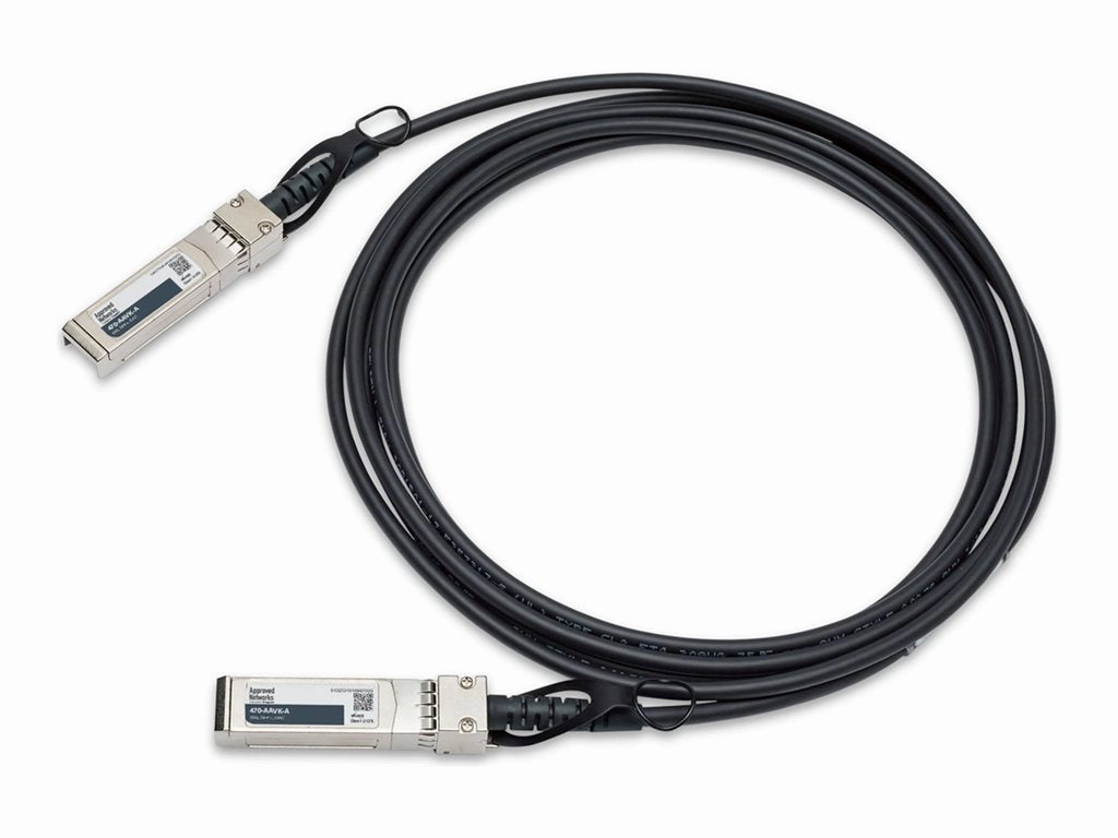 Approved Networks - 10GBase-CU direct attach cable - SFP  to SFP  - 1.6 ft - twinaxial - passive, solid - for Dell Networking 470-AAVK-A