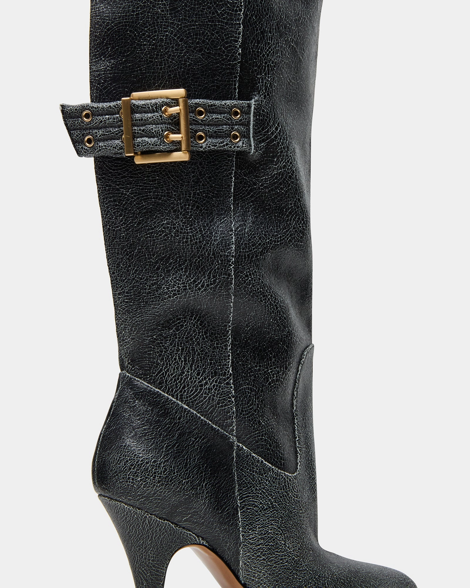 BADDIE BLACK DISTRESSED