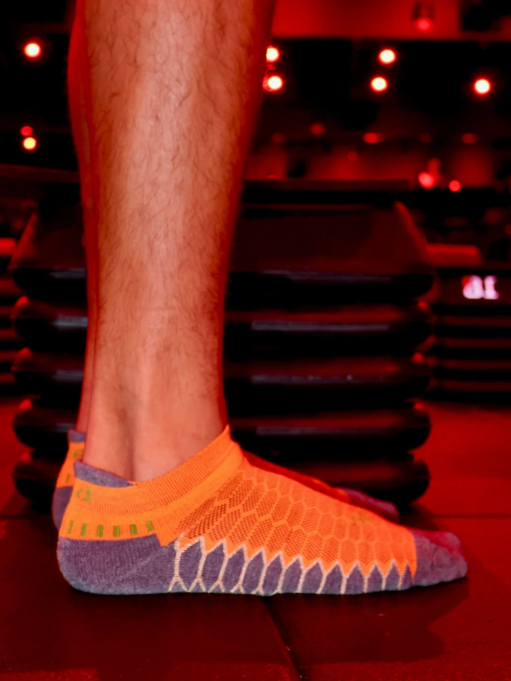 BALEGA NEON ORANGE SOCKS