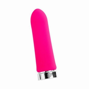 Bam Silicone Bullet Vibe - Rechargeable - Hot Pink