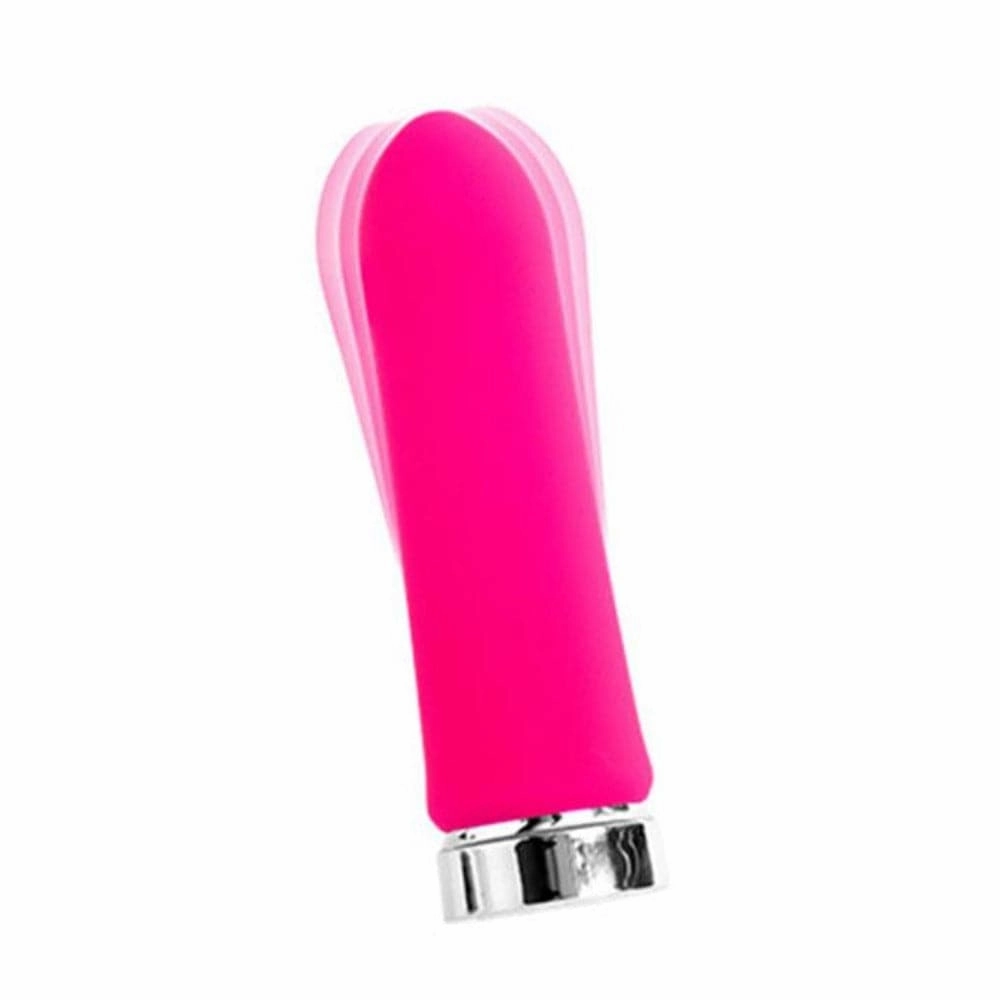 Bam Silicone Bullet Vibe - Rechargeable - Hot Pink