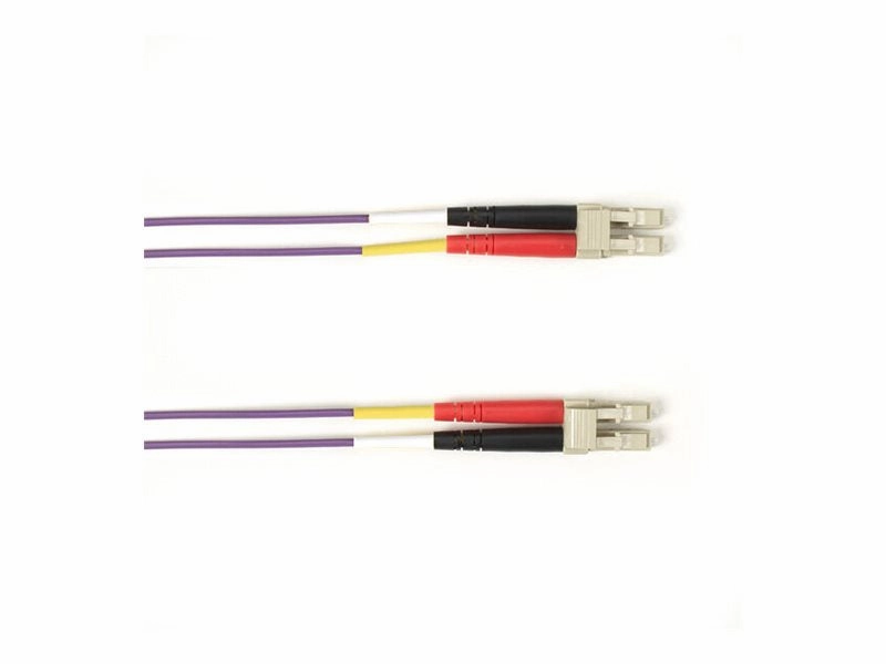 Black Box - Patch cable - LC multi-mode (M) to LC multi-mode (M) - 20 m - fiber optic - 50 / 125 micron - violet FOCMR10-020M-LCLC-VT