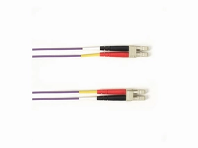 Black Box - Patch cable - LC multi-mode (M) to LC multi-mode (M) - 20 m - fiber optic - 50 / 125 micron - violet FOCMR10-020M-LCLC-VT