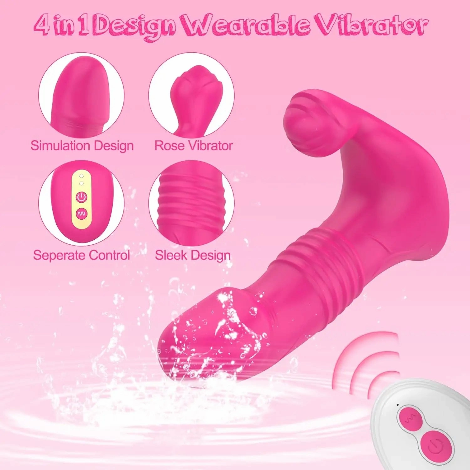 Bluetooth-Controlled Thrusting Vibrator