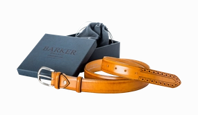 Brogue Belt - Cedar Calf