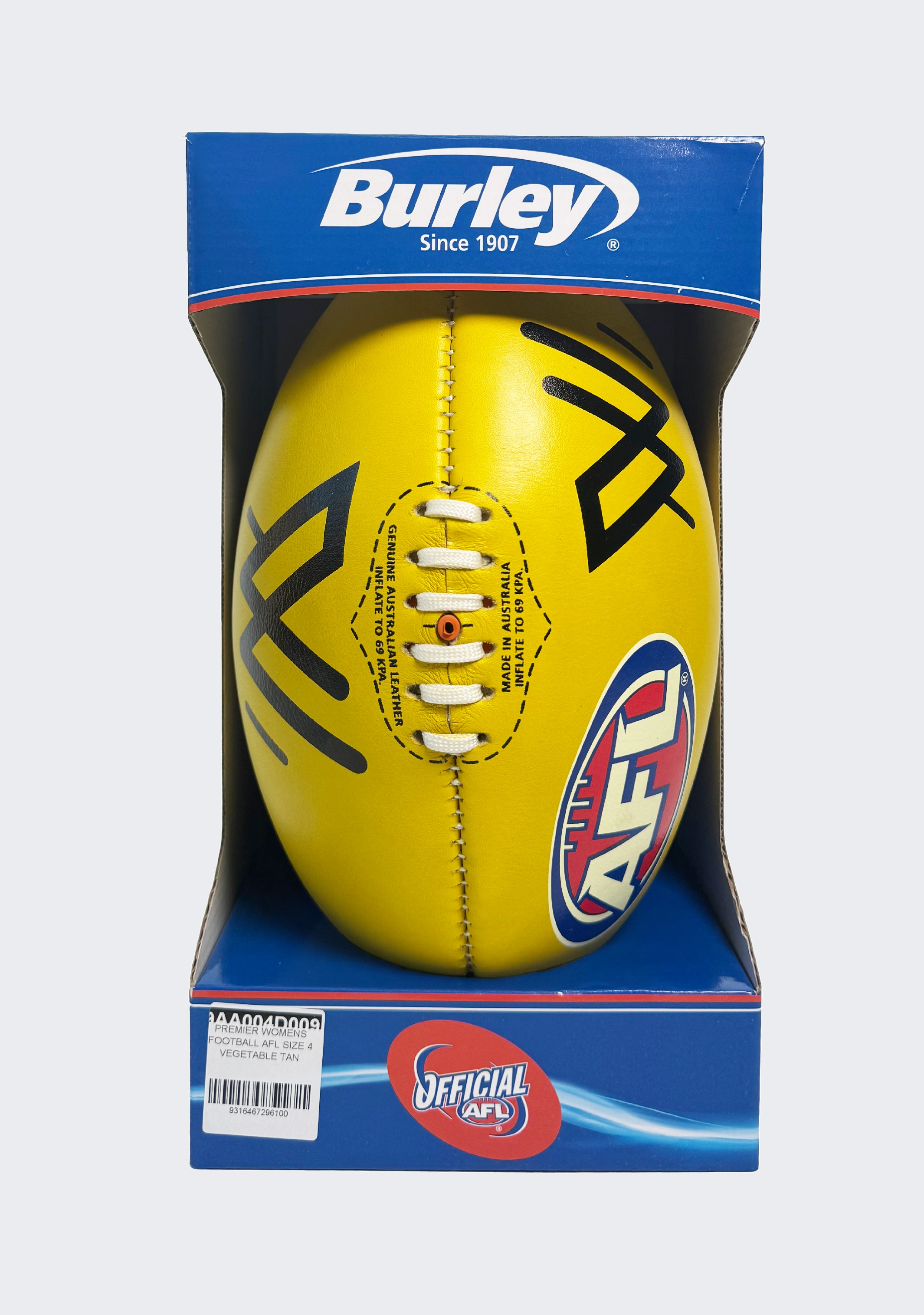 Burley Premier Women's AFL Football Size 4