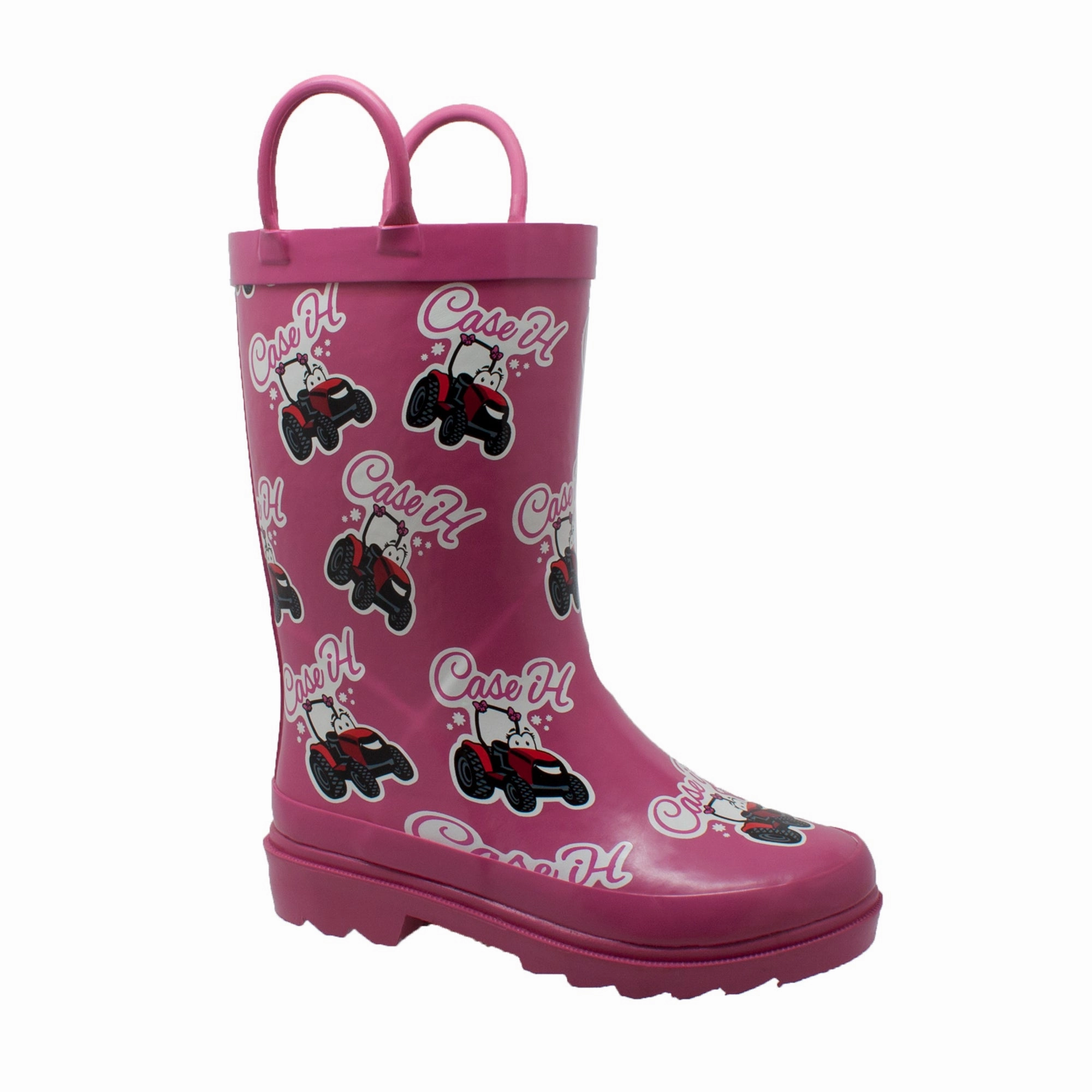Case IH Toddler Girls Pink Rubber Work Boots
