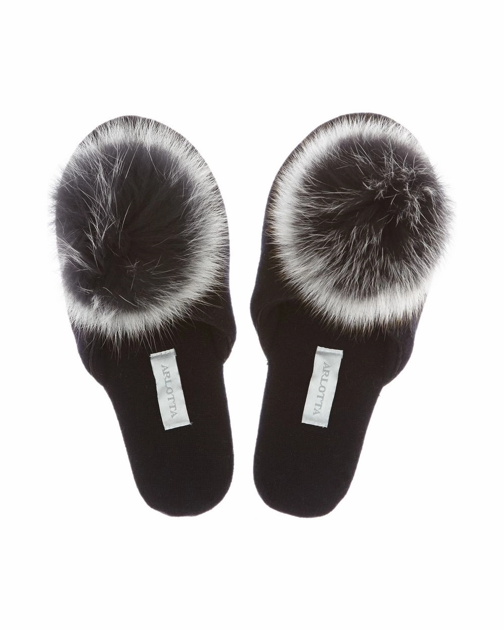 Cashmere Slide with Pom Pom