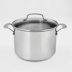 Classic 8qt Stainless Steel Stock Pot with Cover (See Description)