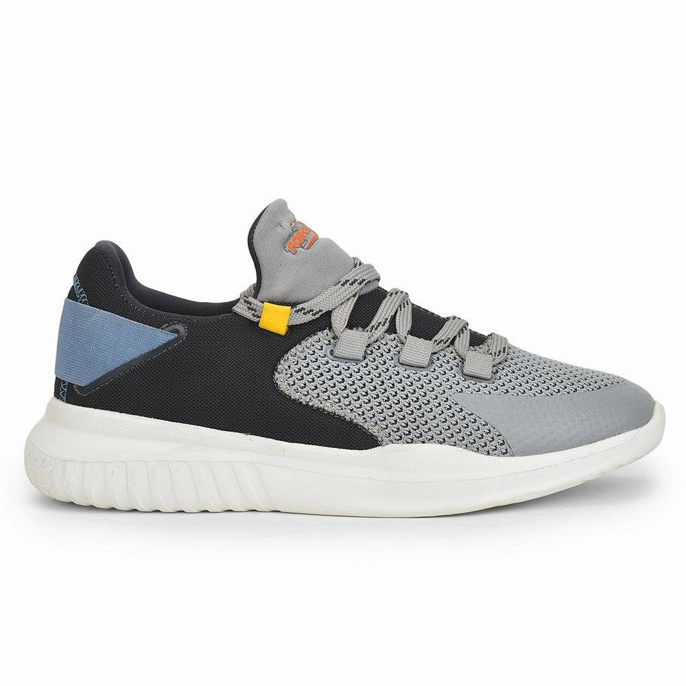Force 10 Sports Walking Shoes For Men (L.Grey) KARTER By Liberty