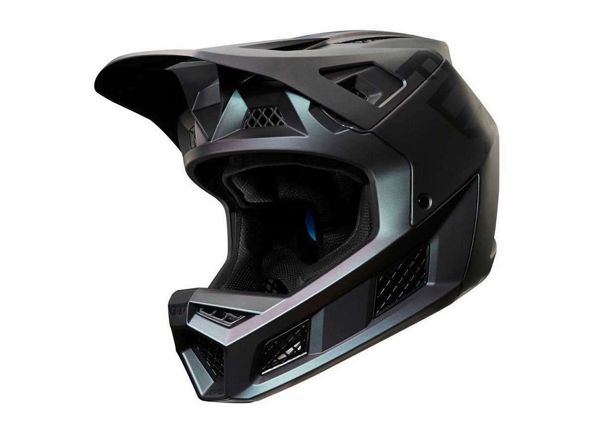 Fox Racing Rampage Pro Carbon Full Face Helmet - Weld - Black Iridium - 2019