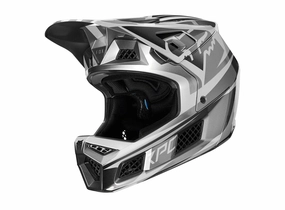 Fox Racing Rampage Pro Carbon Full Face Helmet - Weld - Metallic Silver - 2019