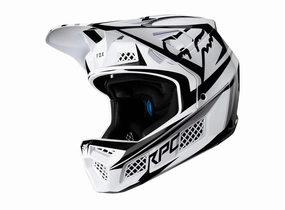 Fox Racing Rampage Pro Carbon Full Face Helmet - Weld - White - 2019