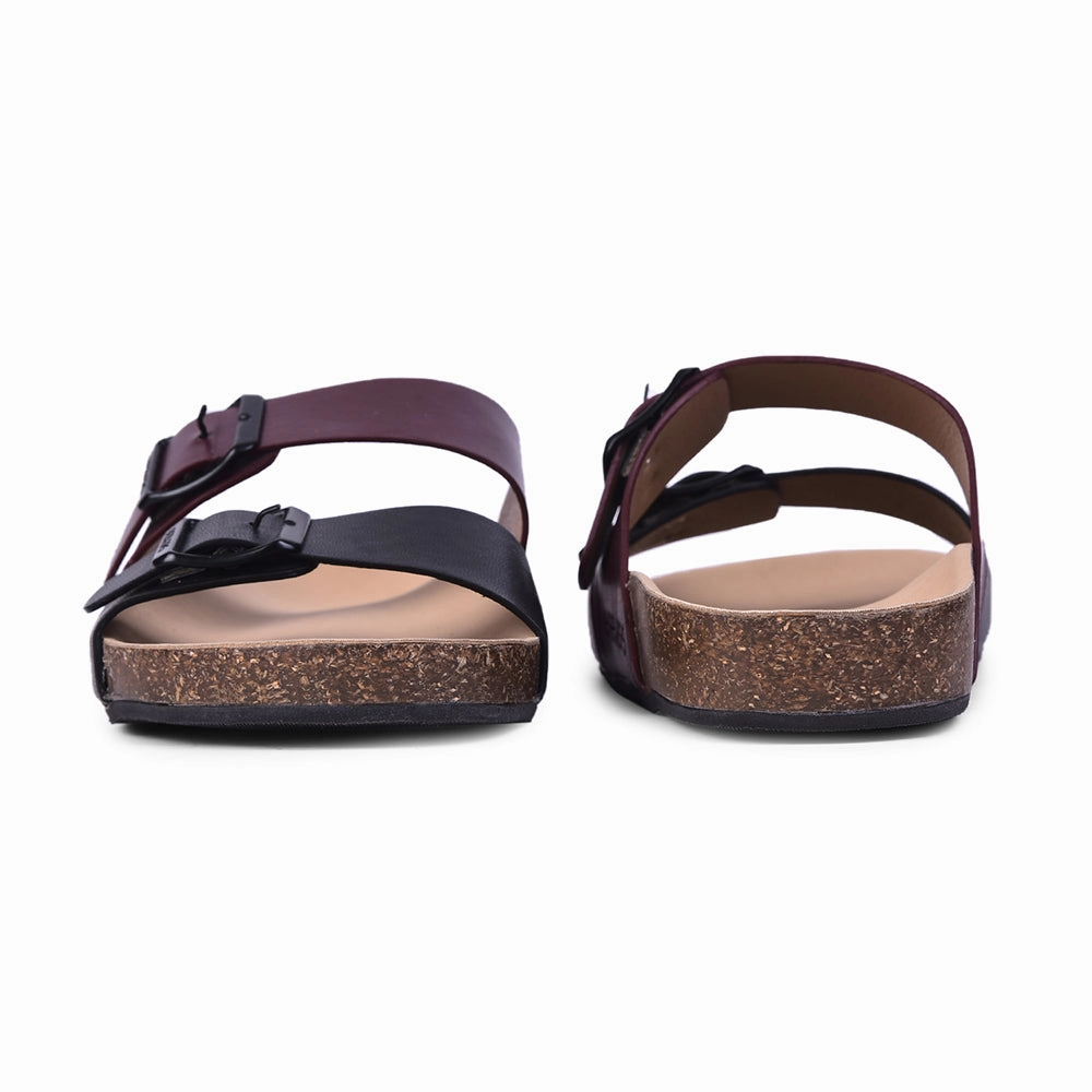 Healers Casual Black Buckle Slider For Women J332-13 By Liberty