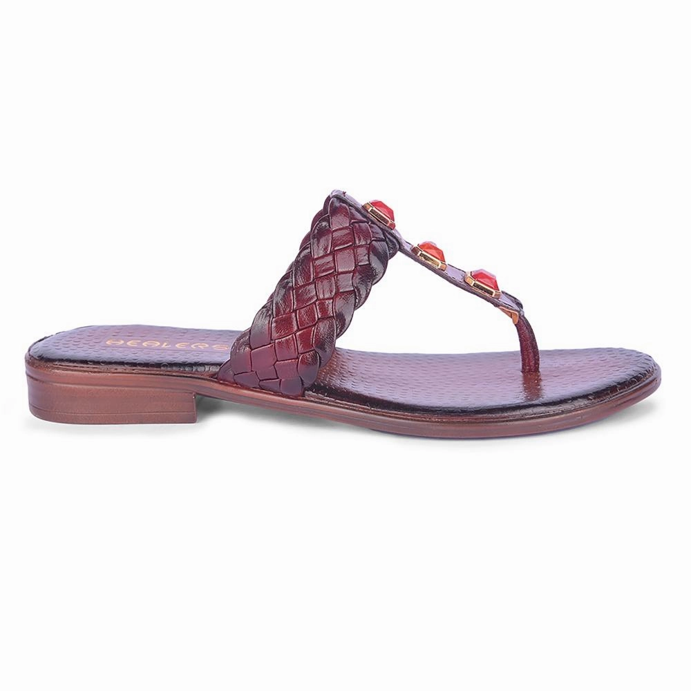Healers Fashion Cherry Ethnic Slipper For Women TLO-53 By Liberty