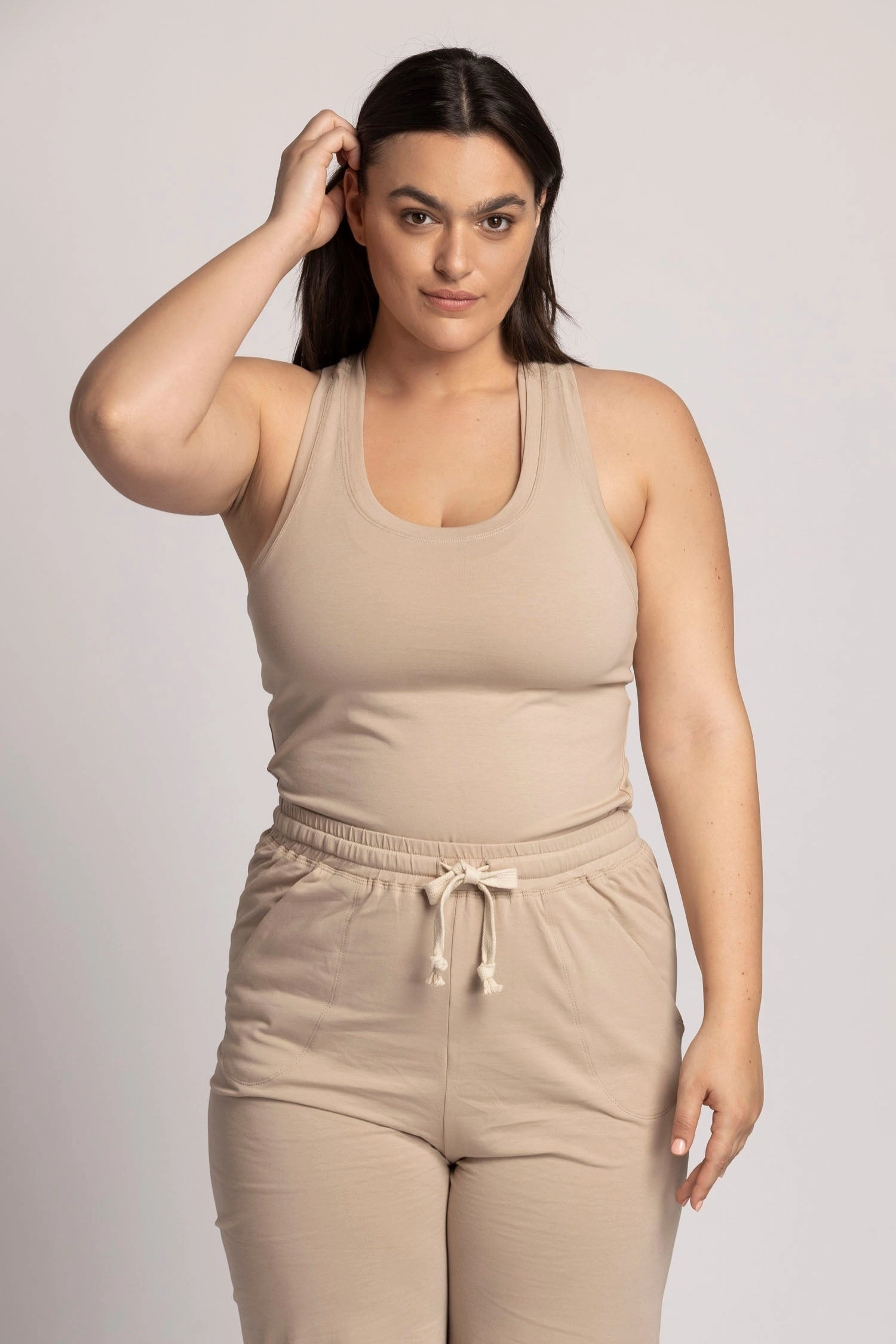 I'mPerfect Organic Cotton Racer Tank Top 25%off