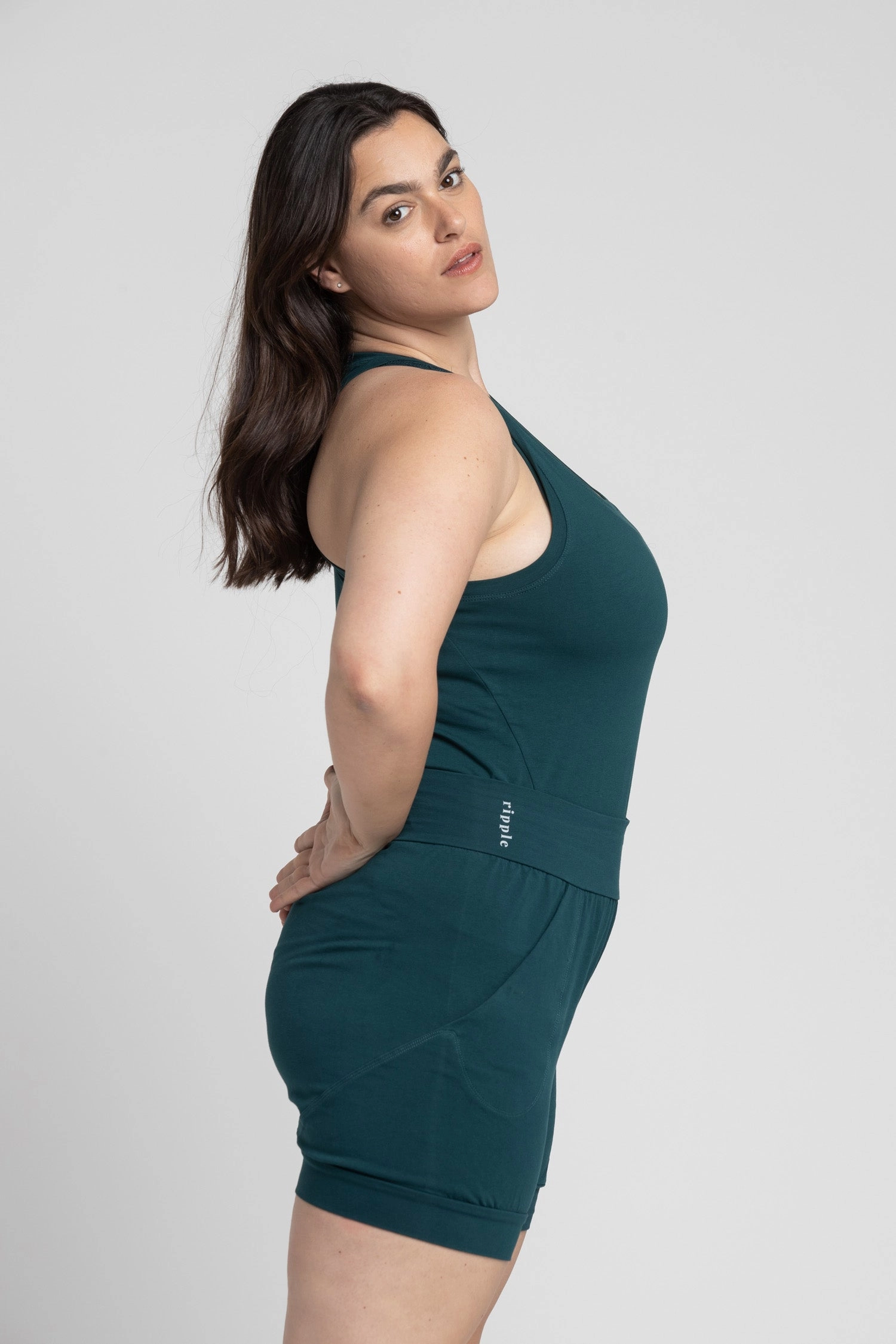 I'mPerfect Organic Cotton Racer Tank Top 25%off