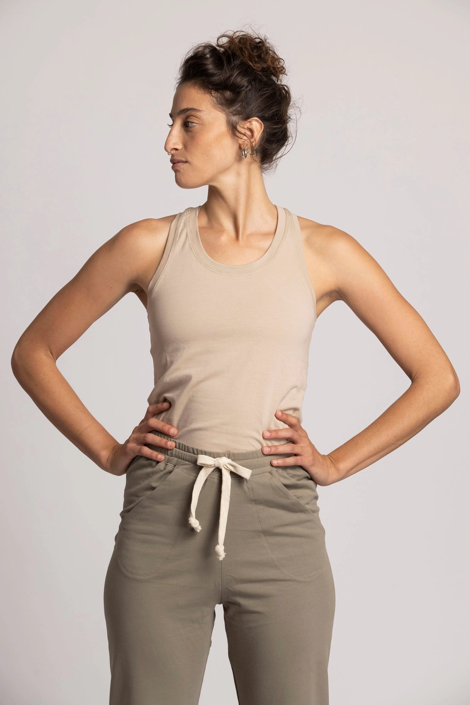 I'mPerfect Organic Cotton Racer Tank Top 25%off