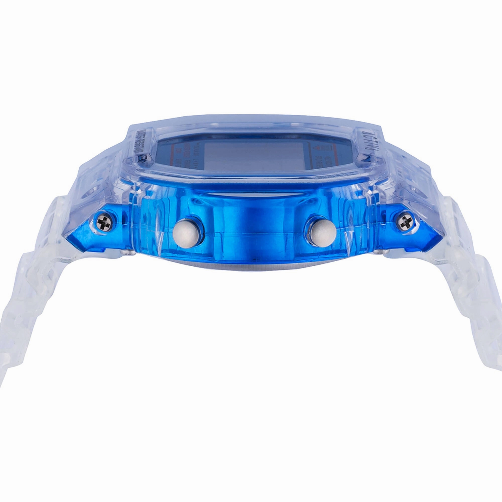 Invicta Unisex Watch - Activa Digital Blue Dial Transparent Strap | ACW424-007
