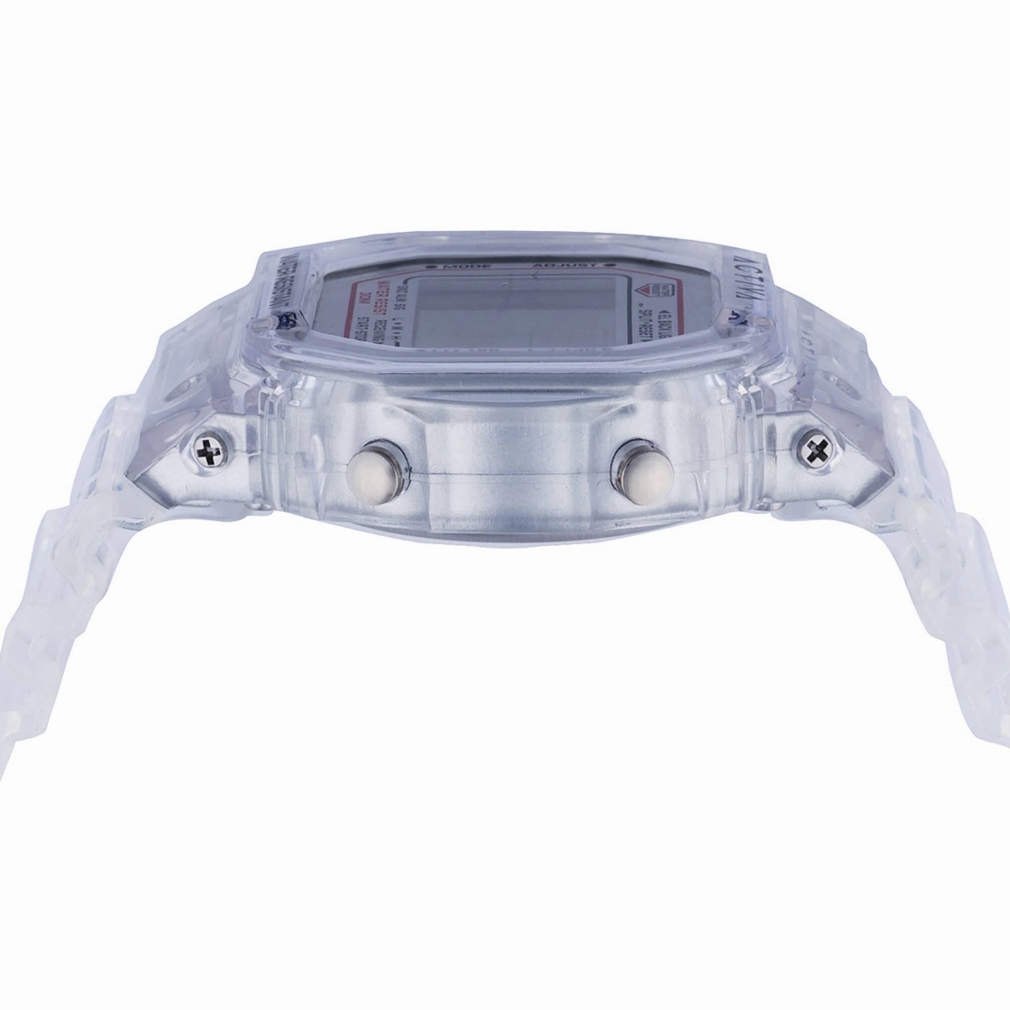 Invicta Unisex Watch - Activa Digital White Dial Transparent Strap | ACW424-005