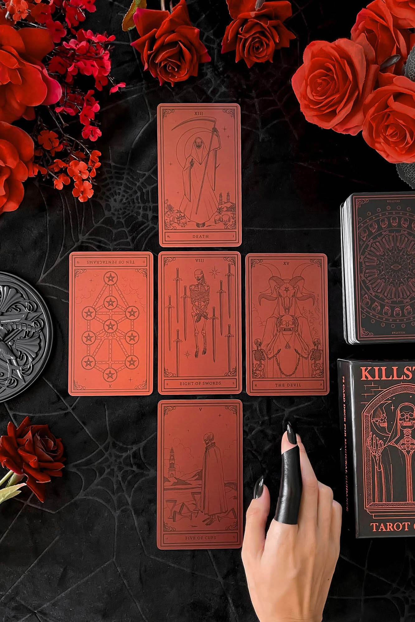 Killstar Tarot Cards [RED/BLACK]