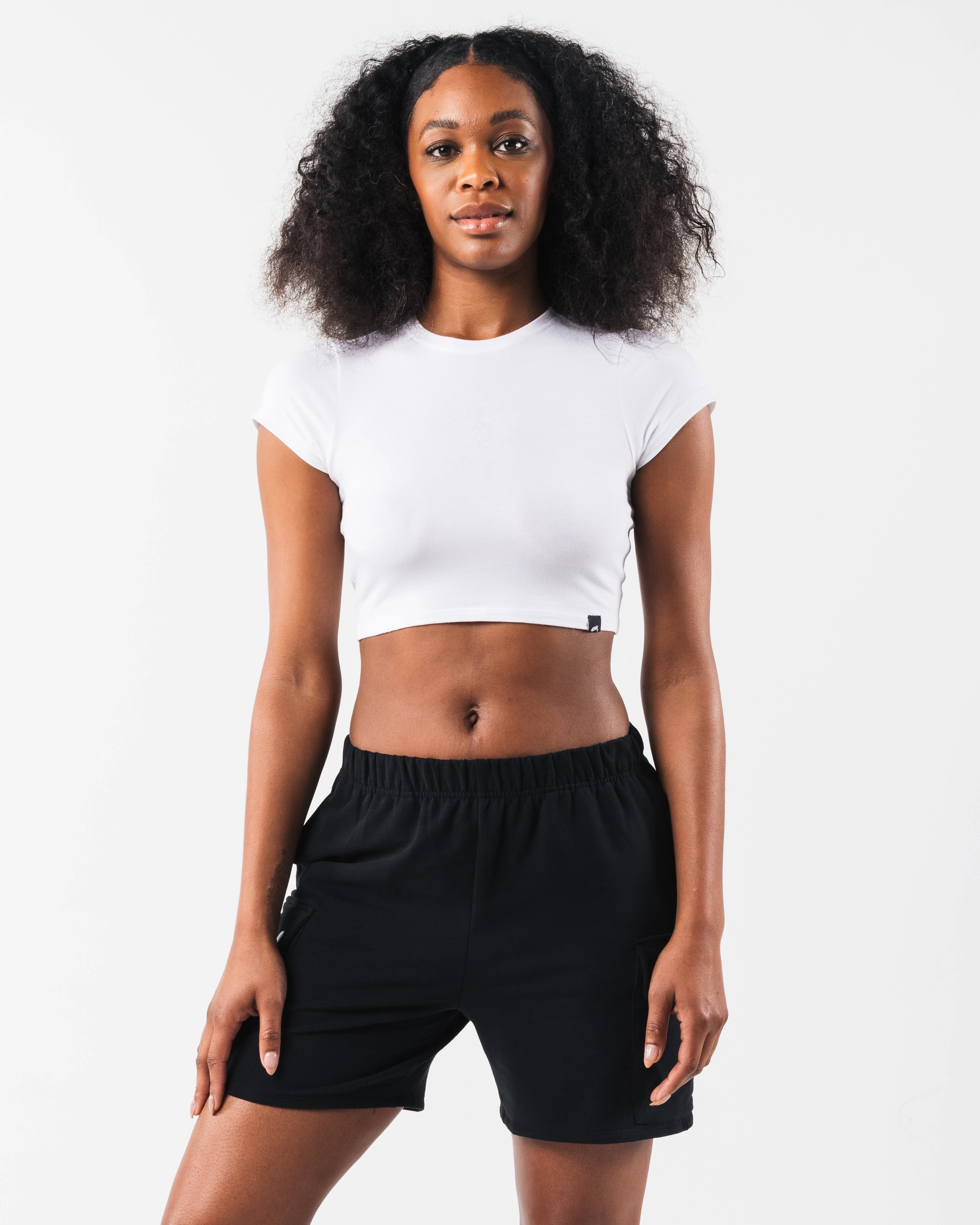 LDB Crop Tee - White