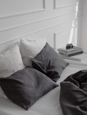 Linen Pillowcase | Charcoal