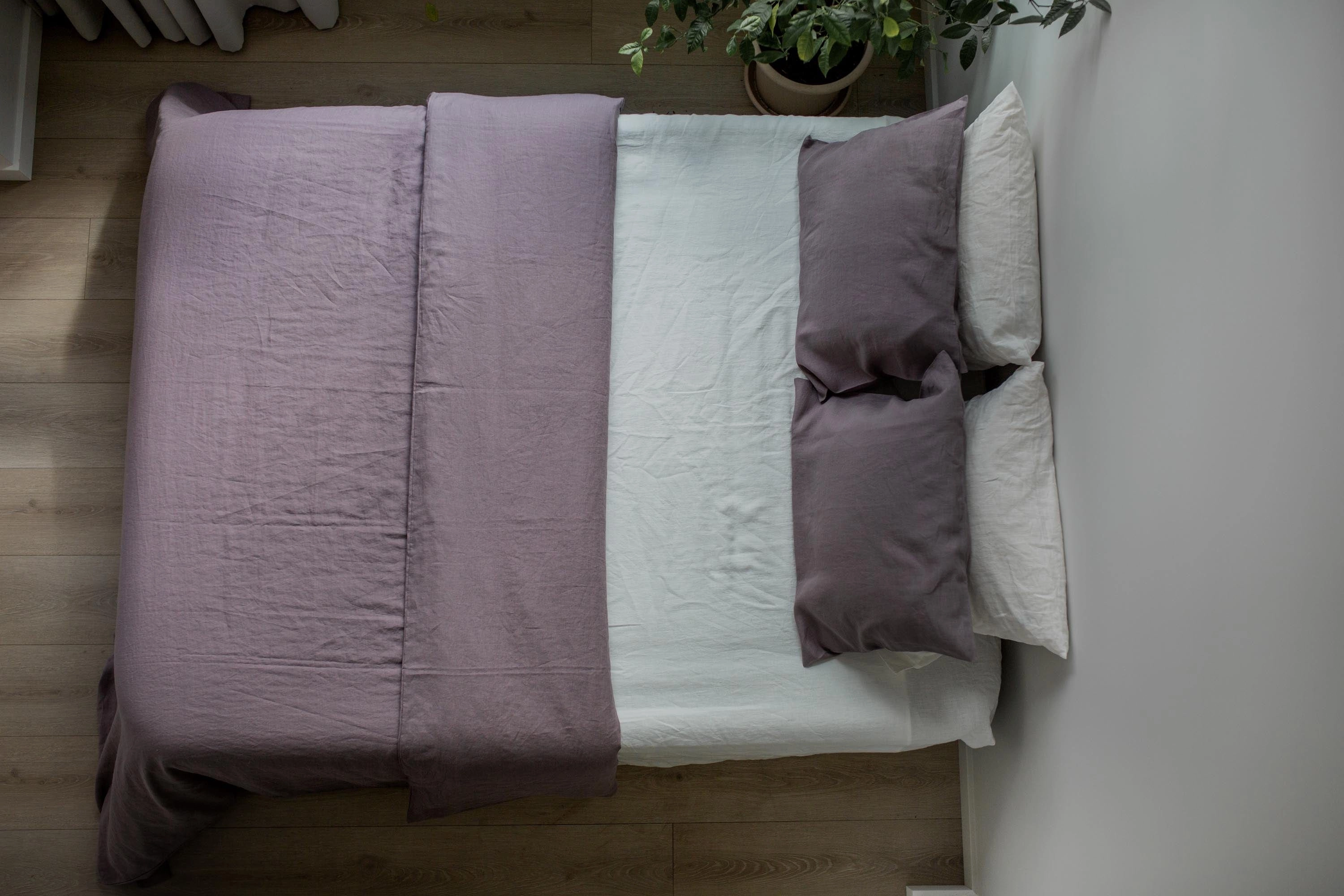 Linen Pillowcase | Dusty Lavender