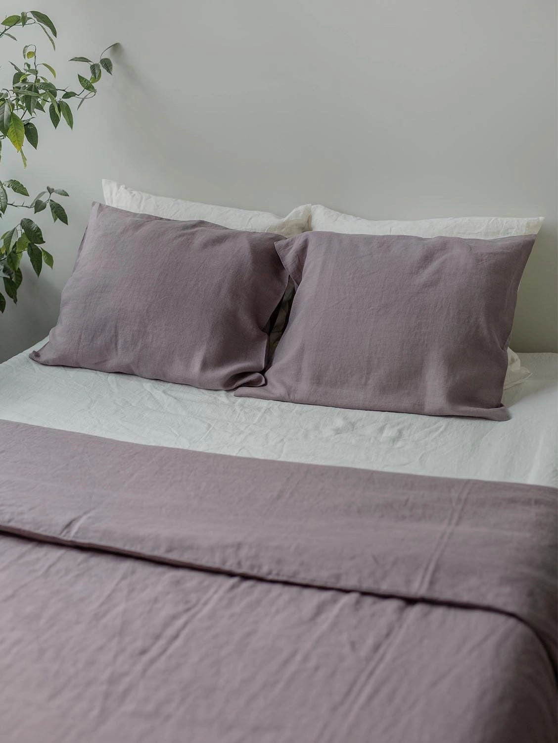 Linen Pillowcase | Dusty Lavender