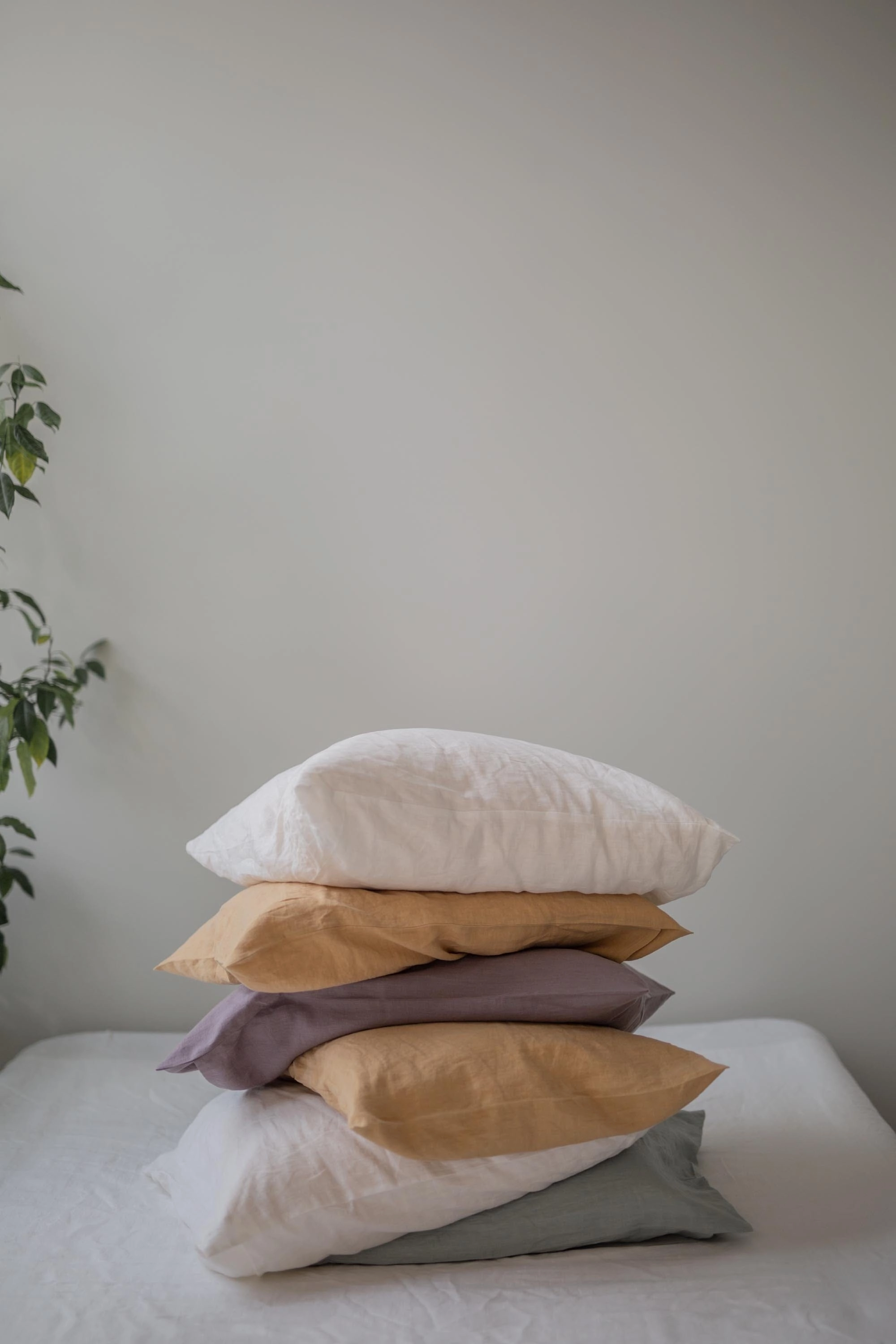 Linen Pillowcase | Mustard