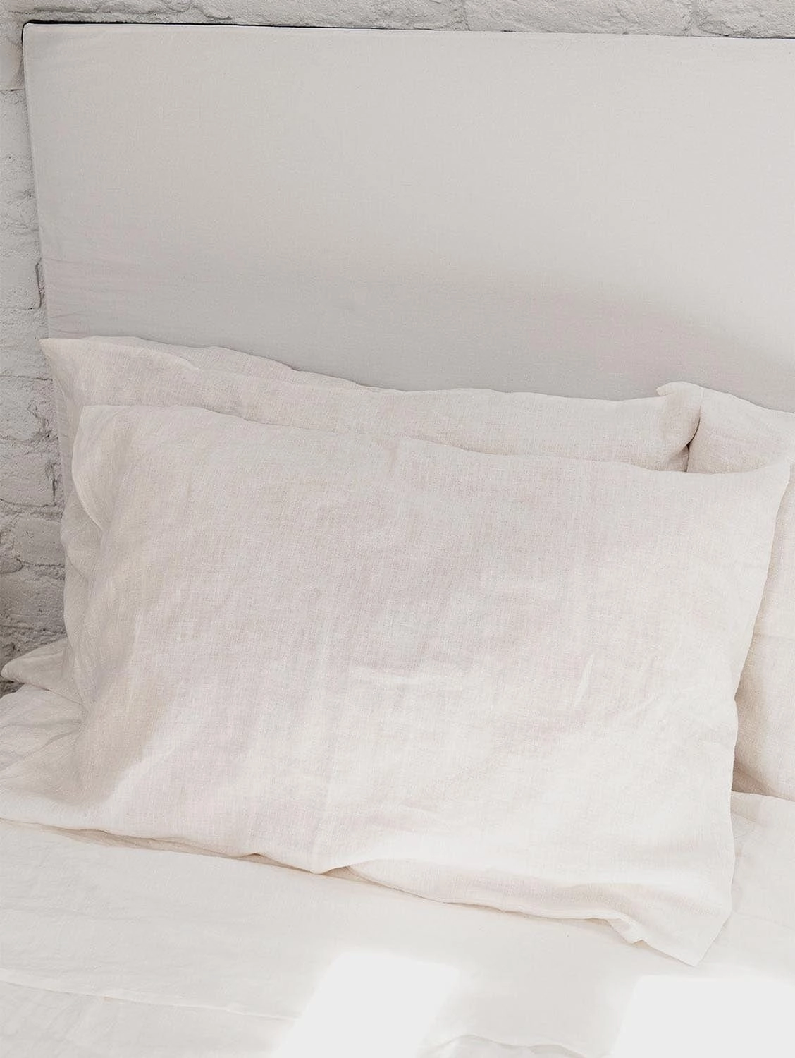 Linen Pillowcase | White